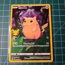 Pikachu 005/025 Celebrations 25th Anniversary Holo Pokemon Card NM - Image 1