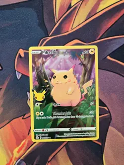 Pikachu Full Art Ultra Holo 005/025 Pokemon Card Celebrations 25th NM 5/25 - Image 1