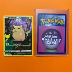Pikachu Full Art Holo 005/025 Pokemon Card Celebrations 25th NM - Image 1