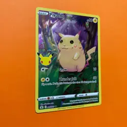 Pikachu Full Art Holo 005/025 Pokemon Card Celebrations 25th NM - Image 3
