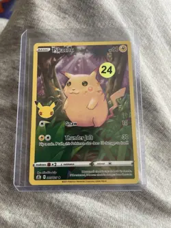 Pokemon Pikachu TCG Celebrations Card 005/025 Full Art NM/M Condition - Image 1