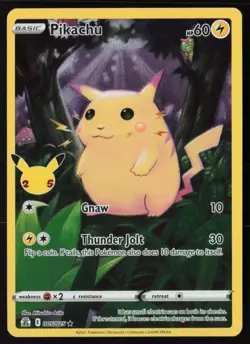 Pikachu - 005/025 - Celebrations - Pokemon Card - NM/M - Image 1