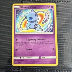 Shining Mew 40/73 Shining Legends Pokemon Holo Rare English - Image 3