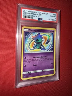 PSA 8 NM-MT Shining Mew Holo Shining Legends 2017 Pokemon SM 40/73 - Image 1