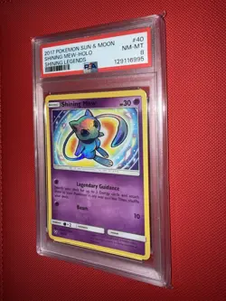 PSA 8 NM-MT Shining Mew Holo Shining Legends 2017 Pokemon SM 40/73 - Image 2
