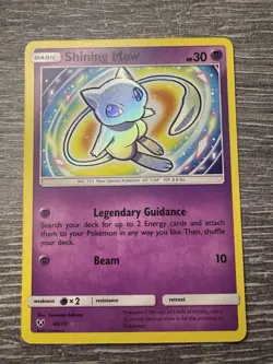 Shining Mew 40/73 Shining Legends Mint Condition English Pokemon TCG Rare Holo - Image 1