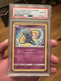 Shining Mew Holo 40/73 Shining Legends Pokemon PSA 10 - Image 1