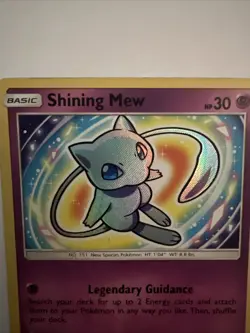 Shining Mew Holo Pokemon Card 40/73 Shining Legends Series - Image 2
