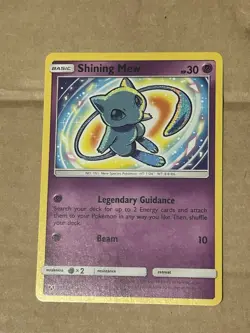 Shining Mew Holo Pokemon Card 40/73 Shining Legends Series - Image 1