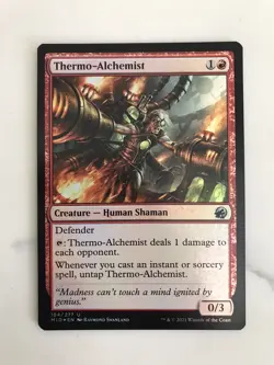 Thermo-Alchemist Foil MTG Magic the Gathering Card NM Mint Midnight Hunt MID - Image 1