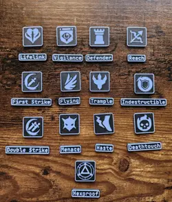 Magic the Gathering Simple Ability Tokens - Image 1