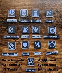 Magic the Gathering Simple Ability Tokens - Image 3
