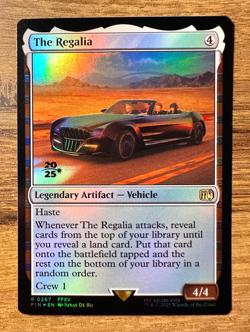 Magic MTG Final Fantasy The Regalia #267 *FOIL* Prerelease Promo 2025 Rare - Image 1