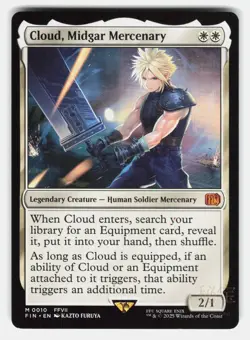 CLOUD, MIDGAR MERCENARY - Magic: The Gathering - FURUYA NM/M - Image 1