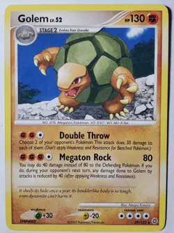 Golem 29/132 LP - RARE Secret Wonders Pokemon Card - Naoyo Kimura Art - Image 1