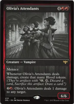 Olivia's Attendants R Innistrad: Double Feature 439 LP-NM - Image 1