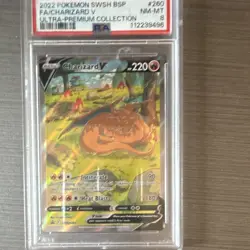 Pokemon 2022 Charizard V SWSH260 Holo Promo Ultra-Premium Collection PSA 8 - Image 4