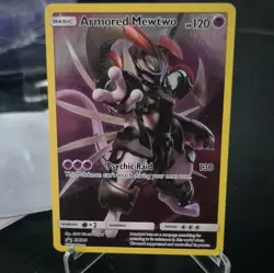 Armored Mewtwo SM228 Sun & Moon Holo Black Star Promo Pokemon Card! NM - Image 1