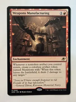 MTG Weapons Manufacturing Edge of Eternities 0168 Regular Rare - Image 2