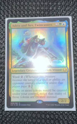 Adrix and Nev, Twincasters Commander 2021 Foil - Image 2