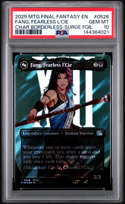 Fang, Fearless l'Cie (Borderless) (Surge Foil) Final Fantasy Foil - Image 1