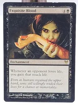 MTG Magic the Gathering Exquisite Blood (102/252) Avacyn Restored - Image 1