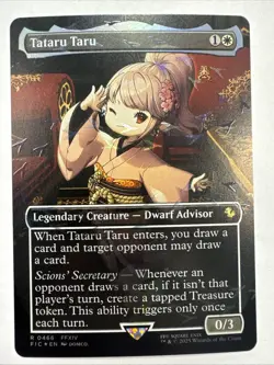 Tataru Taru (Borderless) (Chocobo Track Foil) - Commander: FINAL FANTASY (FIC) - Image 1
