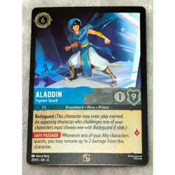 Disney Lorcana Aladdin - Vigilant Guard 29/P2 Cold Foil Reign of Jafar Promo - Image 1
