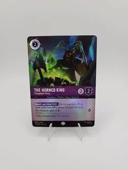 The Horned King Triumphant Ghoul 210/204 Epic Holo Whispers NM Disney Lorcana - Image 1