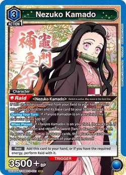 Nezuko Kamado Foil - UEX05BT/KMY-3-021 NM - Union Arena - Image 1