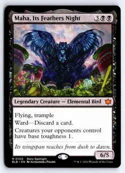 Maha, Its Feathers Night 100 Mythic Bloomburrow Magic: The Gathering NM - Image 1