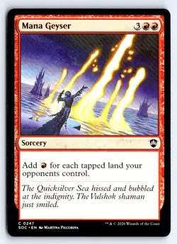 Mana Geyser 247 Common Commander: Secrets of Strixhaven Magic: The Gathering NM - Image 1