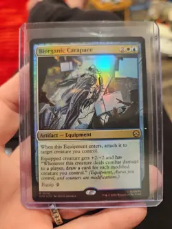 Biorganic Carapace - Foil R MTG Marvel's Spider-Man 124 - Image 1