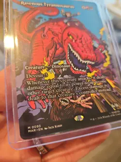 Ravenous Tyrannosaurus Borderless MTG Marvel Universe Eternal-Legal - Image 2