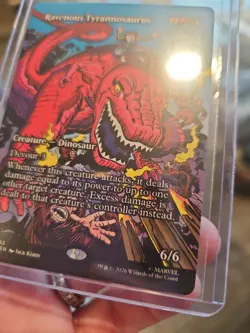 Ravenous Tyrannosaurus Borderless MTG Marvel Universe Eternal-Legal - Image 3