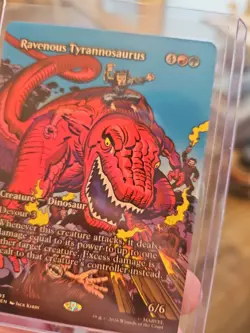 Ravenous Tyrannosaurus Borderless MTG Marvel Universe Eternal-Legal - Image 4