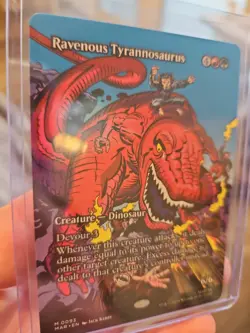 Ravenous Tyrannosaurus Borderless MTG Marvel Universe Eternal-Legal - Image 5