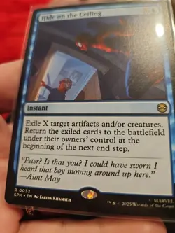 MAGIC MTG MARVEL SPIDER-MAN 0032 R HIDE ON THE CEILING NON-FOIL - Image 2