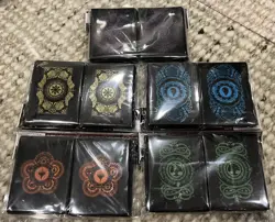 Lot of 5 Magic the Gathering Deck Protector Sleeves Ultra Pro-NEW Mana Symbols - Image 1