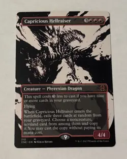 MTG Capricious Hellraiser (Showcase) Phyrexia: All Will Be One LP - Image 1