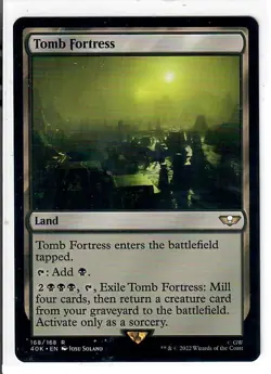 Tomb Fortress 168 Universes Beyond: Warhammer 40,000 Magic: The Gathering LP - Image 1