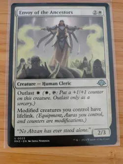 MTG Envoy of the Ancestors 0023 Modern Horizons 3 M/NM Free UK P&P - Image 1