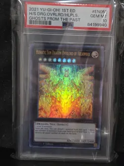 Yu-Gi-Oh! Hieratic Sun Dragon PSA 10 1st Ed GFTP-EN052 - POP 3 🔥 💎 - Image 1