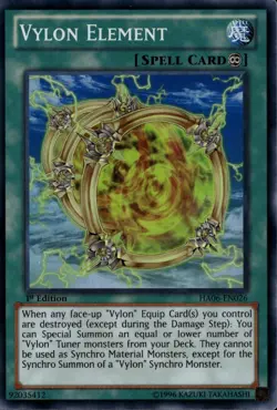 Yu-Gi-Oh! Vylon Element Super Rare HA06-EN026 - Image 1