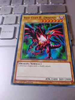 Yugioh Red-Eyes B. Dragon SS02-ENB01 1st Edition Common Speed Duel LP - Image 1