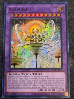 Yu-Gi-Oh! Azamina ALIN-EN035 Super Rare 1st Edition Alliance Insight NM - Image 1