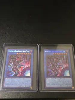 Yugioh Magician of Dark Chaos - Black Chaos CORI-EN027 SECRET RARE NM X2 Bundle - Image 1