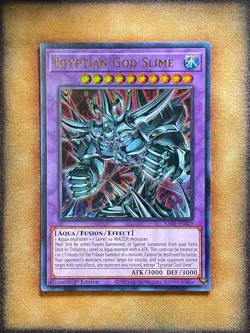 Yugioh Egyptian God Slime RA01-EN029 Ultra Rare 1st Ed NM - Image 1