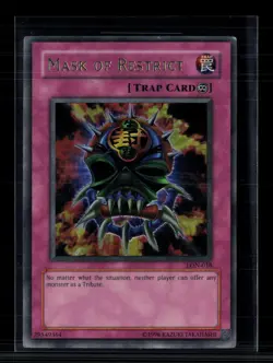 Yu-Gi-Oh! Mask of Restrict Labyrinth of Nightmare Ultra Rare • LON-018 Unlimited - Image 1