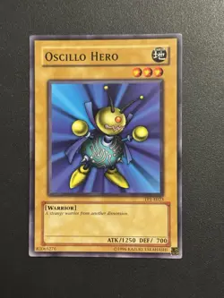 YUGIOH Oscillo Hero TP1-E023 Tournament Pack 1 Common Euro Print - Image 1